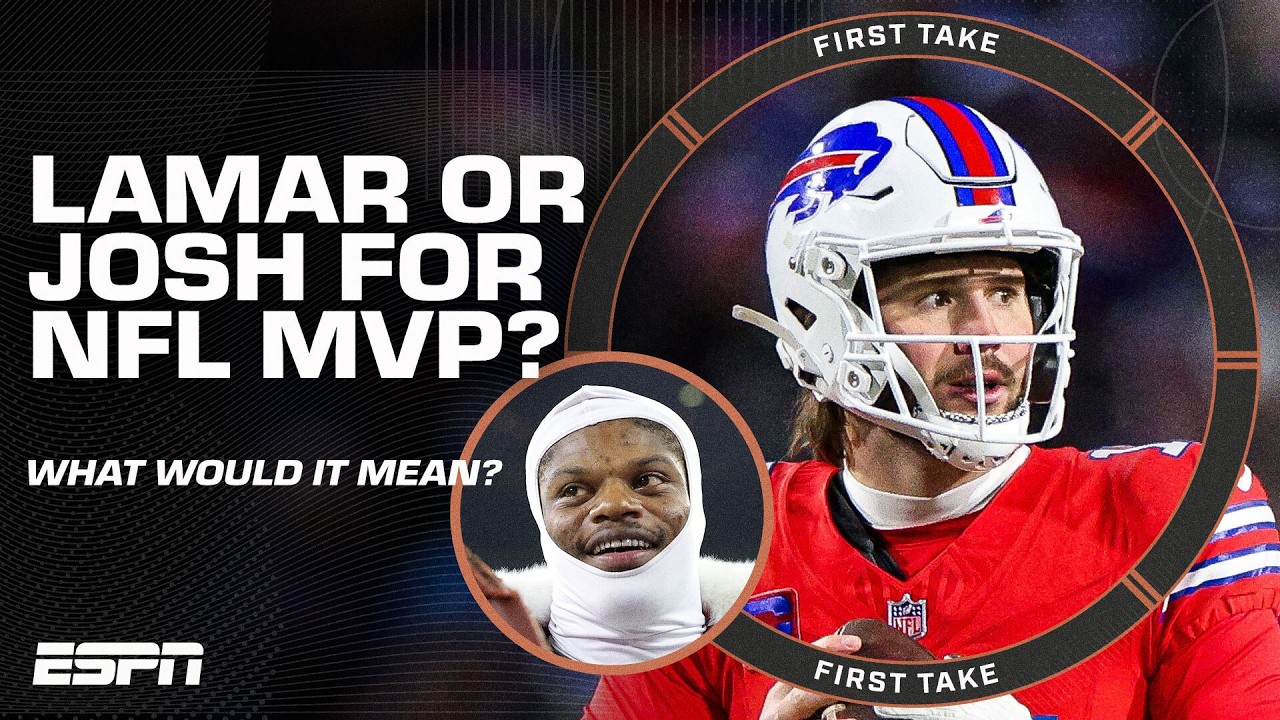 Who Would Value the NFL MVP Title More: Lamar Jackson or Josh Allen? 🤔 | First Take