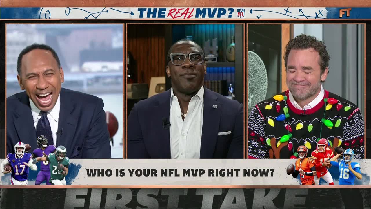 Is Lamar Jackson Truly MVP Material? 🤔 Join Shannon Sharpe, Stephen A., and Jeff Saturday in a Heated Debate on First Take! 🏆