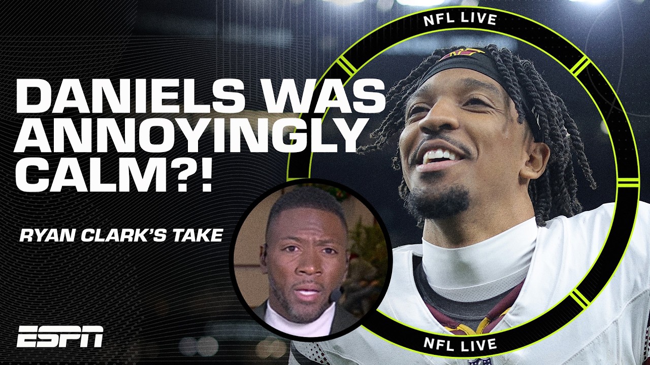 Why Jayden Daniels’ ‘Annoyingly Calm’ Performance Stunned Everyone During the Commanders’ Victory Over the Eagles! 😁 – Ryan Clark | NFL Live