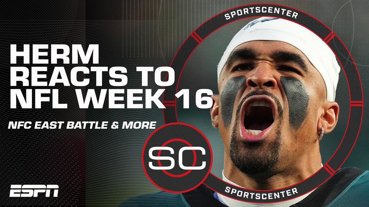 Herm Edwards Shares Surprising Thoughts on Eagles vs. Commanders Clash in Thrilling NFL Week 16 Showdown! 🏈 | SportsCenter