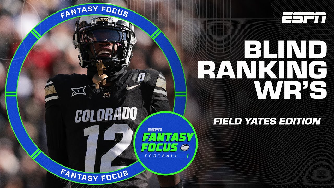 Field Yates Shakes Things Up in Week 16 WR Rankings | Fantasy Focus