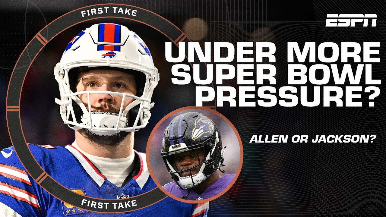 “Lamar Jackson vs. Josh Allen: Which Star Quarterback Will Face the Harshest Backlash If They Fall Short of the Super Bowl?” | First Take