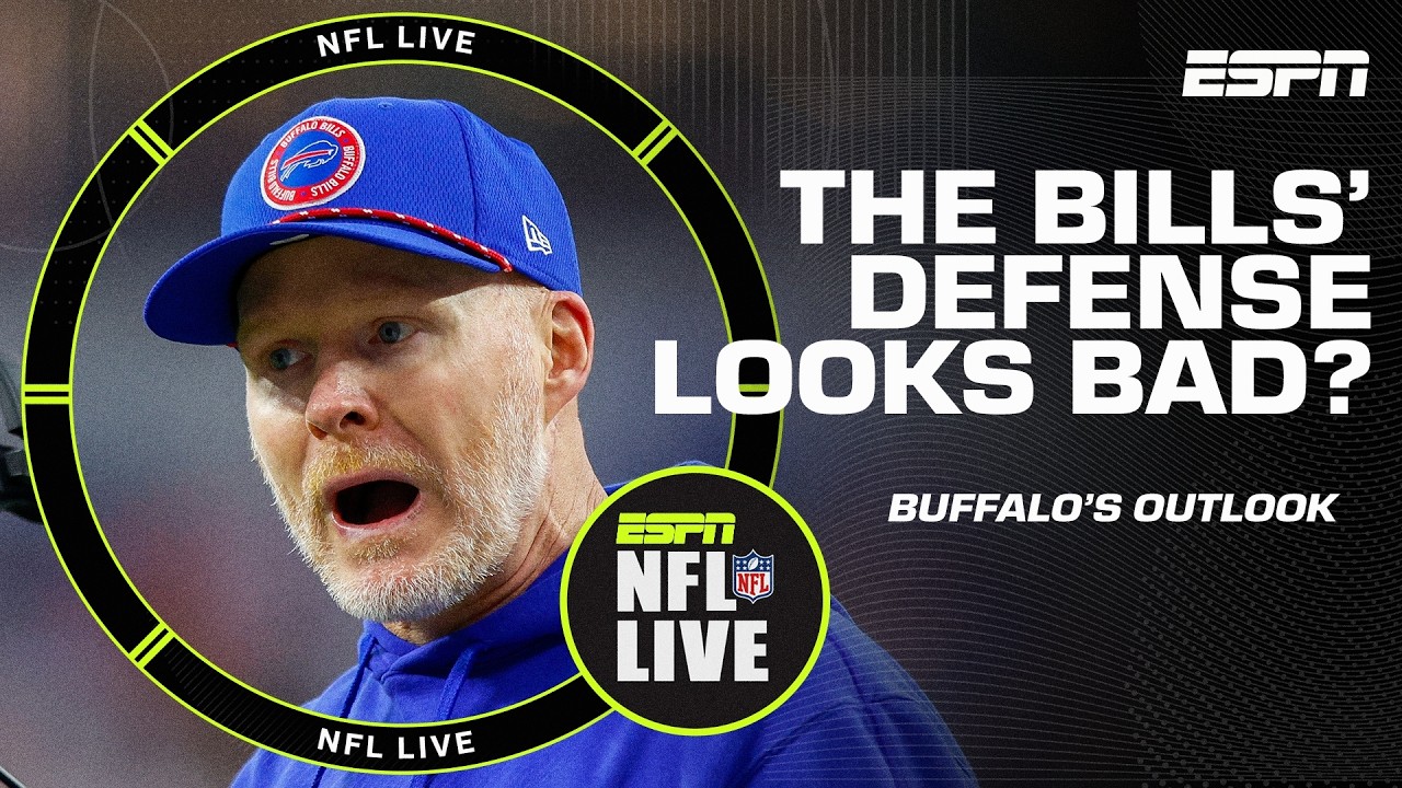 Why Do the Bills’ Defense Struggle Against Elite Offenses? 😲 Unpacking Concerns for Buffalo | NFL Live