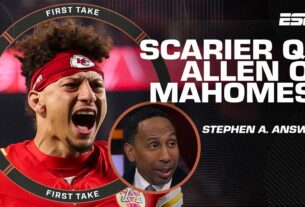 Why Stephen A. Isn’t Convinced Josh Allen Can Outshine Mahomes as a QB… The Surprising Reason Revealed! 👀 | First Take