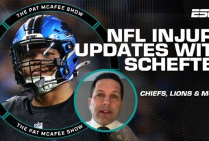 🚨 Inside Scoop: Schefter’s Exclusive Injury Updates on David Montgomery, Patrick Mahomes, TJ Watt & More! | The Pat McAfee Show 🚨  What’s the latest on your favorite players?