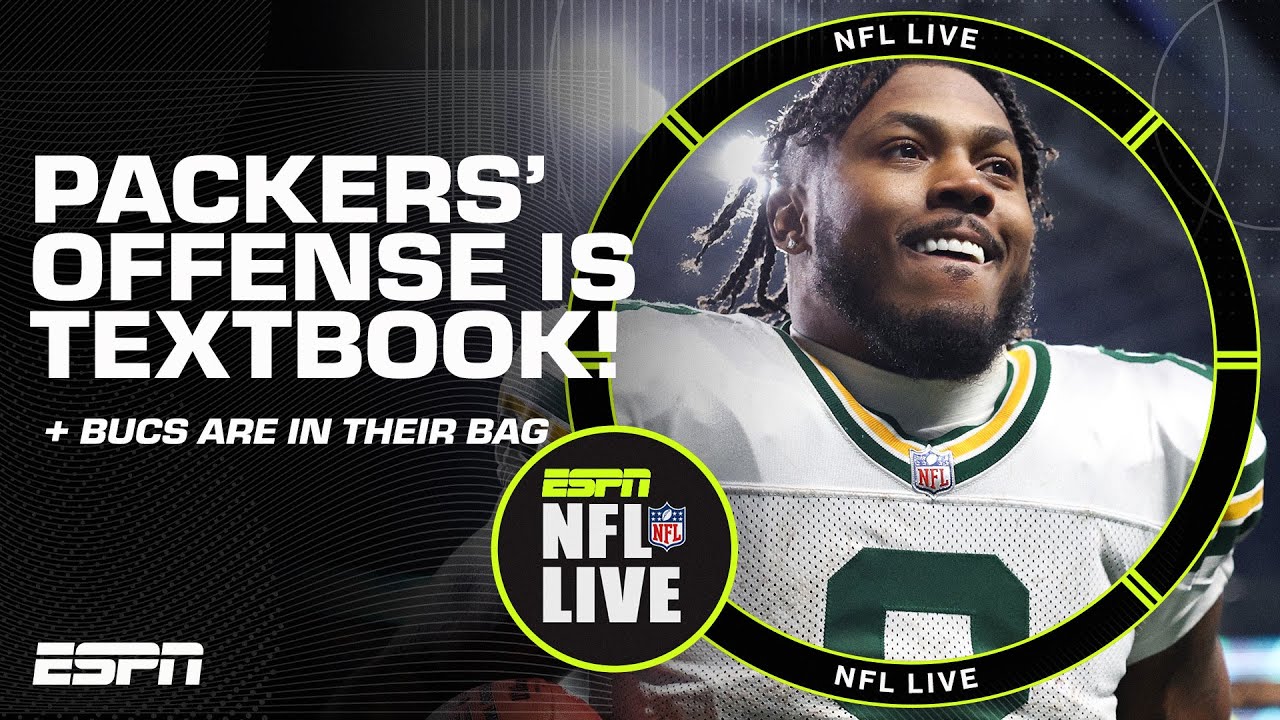 Unraveling the Secrets: How the Packers Offense is a Playbook Masterclass 📗 while the Bucs Keep the Chargers Guessing! 💰 | NFL Live