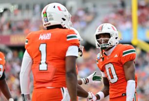 Miami’s Mario Cristobal Explains Cam Ward’s Absence in 2nd Half of Bowl Loss to ISU