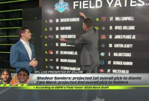 🔥 Field Yates Unveils the Exciting FIRST LOOK at the 2025 NFL Mock Draft | Don’t Miss NFL Live!