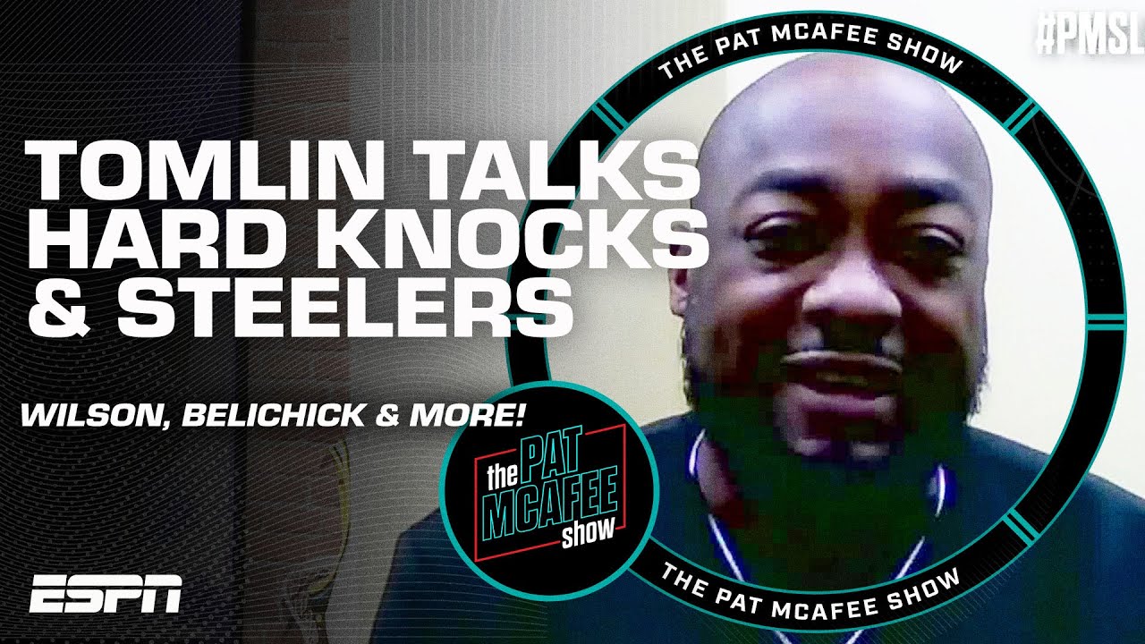 Mike Tomlin Weighs In on Russell Wilson vs. Justin Fields, Hard Knocks Surprises, and More! | The Pat McAfee Show