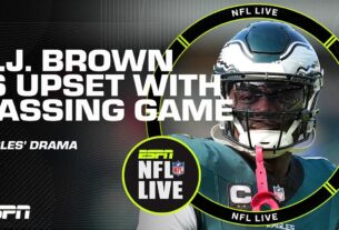 Unraveling the Tension: Is A.J. Brown Frustrated with the Eagles’ Passing Game? Discover the Inside Scoop! 👀 | NFL Live