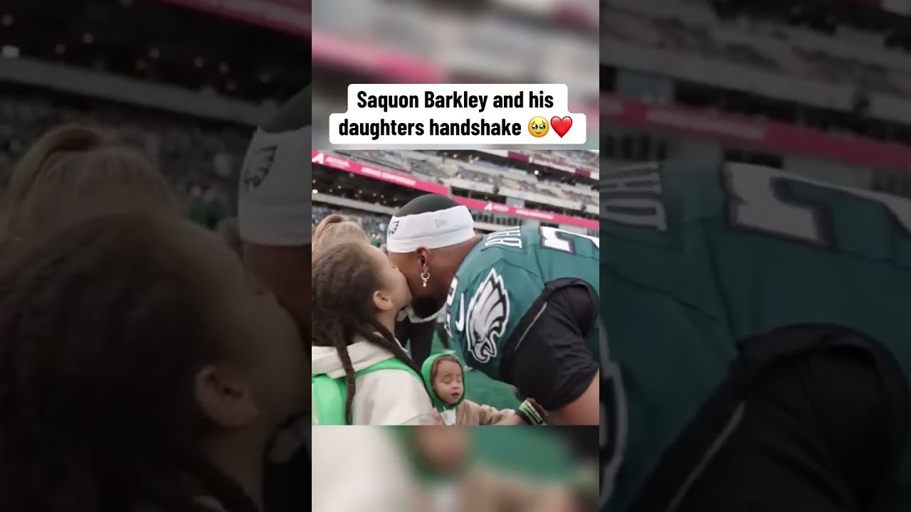 Heartwarming Family Moment with Saquon Barkley: What Do They Share? 👏 (via @NFL)