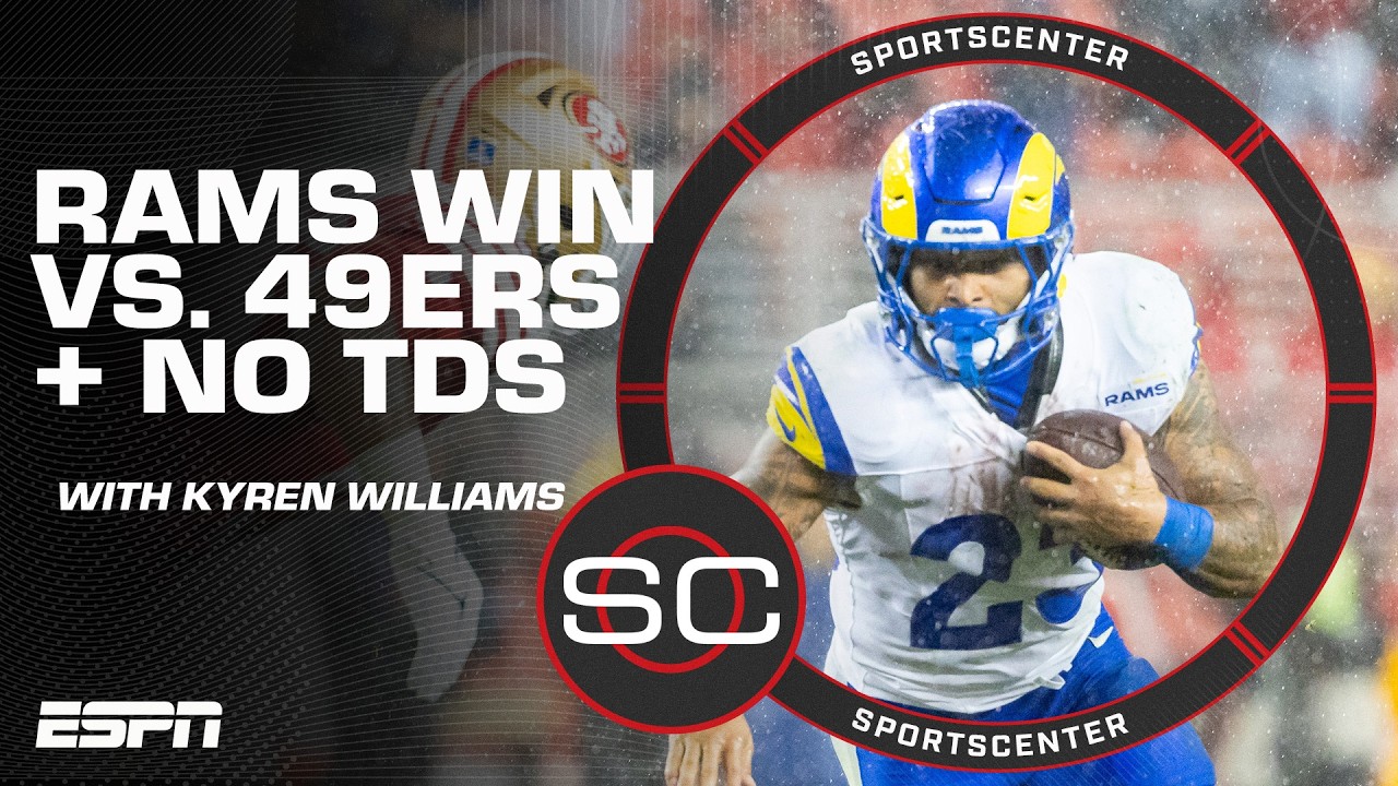 Kyren Williams Racks Up 58 Carries in Just 5 Days?! 🤯 Inside the Rams’ Victory Over the 49ers | SportsCenter