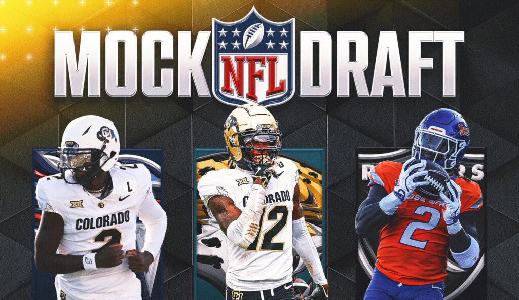 2025 NFL mock draft Travis Hunter, Shedeur Sanders have Buffs sitting